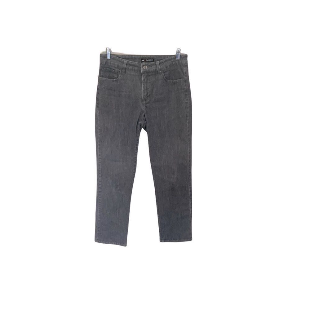 LEE Classic Fit Jeans.  Gray.  Size 12